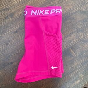 Pink Nike Pro Spandex